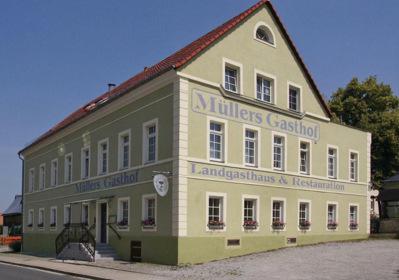 Landgasthaus Muellers Gasthof Radeberg Exterior photo